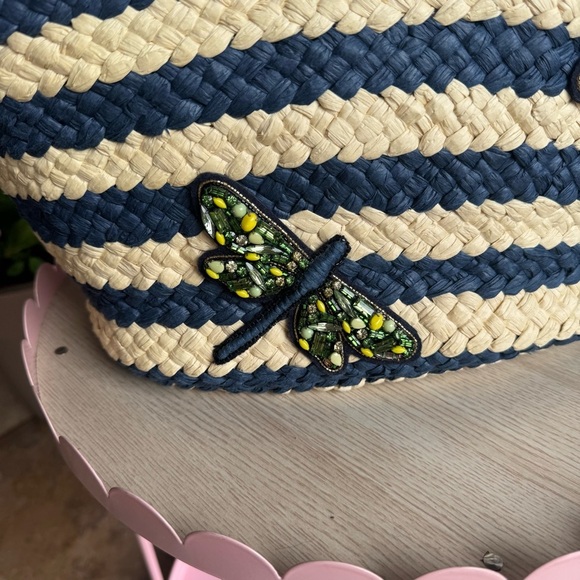 Kate Spade Navy and Tan Dragon Fly Beach Tote 💕 - Picture 4 of 7